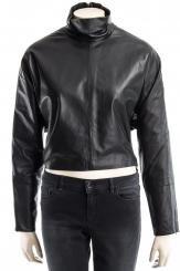 MCQ ALEXANDER MCQUEEN Ledercape TOP LAMB SKIN 