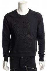 PIERRE BALMAIN Sweatshirt BLACK SWEATER 