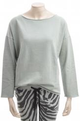 JUVIA Sweatshirt FLEECE FADE OUT SWEATER OVERSIZE 