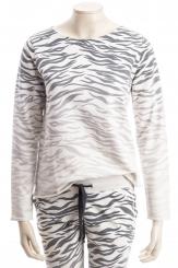 JUVIA Sweatshirt DEVORE ZEBRA DEGRADE SWEATER 