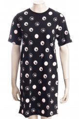 MCQ ALEXANDER MCQUEEN Kleid PLEAT BACK TEE DRESS SWALLO 