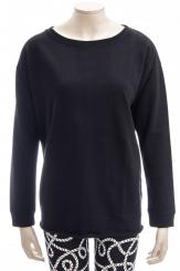 JUVIA Sweatshirt FLEECE SWEATER BOYFRIEND 