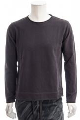 JUVIA Langarmshirt FLEECE SWEATER RAW EDGE 