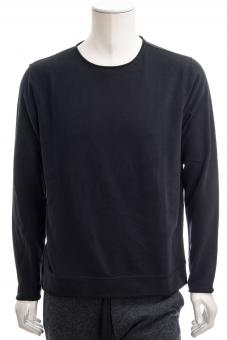 JUVIA Sweatshirt FLEECE SWEATER RAW EDGE 