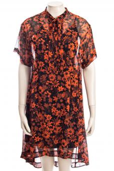 MCQ ALEXANDER MCQUEEN Kleid NECK TIE HYB.SHR DRESS 