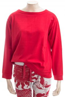 JUVIA Sweatshirt FLEECE SWEATER OVERSIZED SHOULDER 